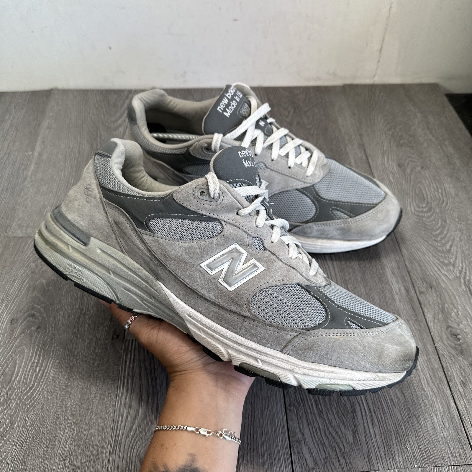 New Balance 993 Made In USA MR993GL Classic Running Shoes Gray