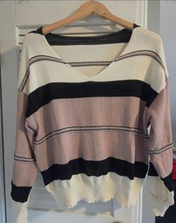 Ladies lightweight sweater size large new perfect for fall