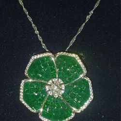 Silver Clover Necklace