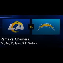 Rams Vs Chargers August 16 2 Tickets Sec 210 And 2 Tickets Sec 309