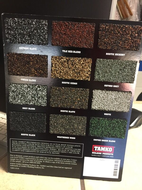 Tamko 3 tab 25 years shingles we'd warranty