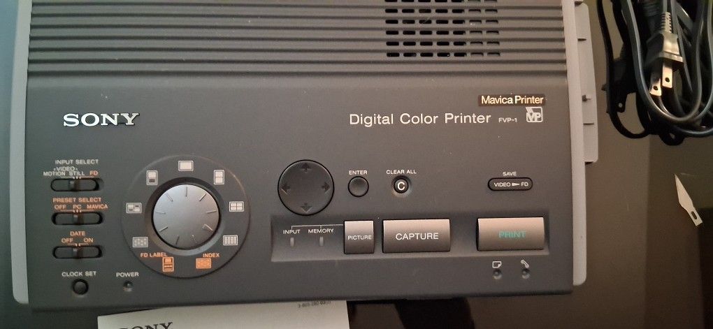 RARE SONY MAVICA DIGITAL COLOR PRINTER