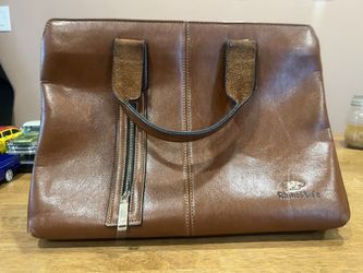 REAL LEATHER BRIEFCASE 