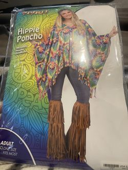 Women’s Hippie Poncho, Fringe Boot Covers & Accessories