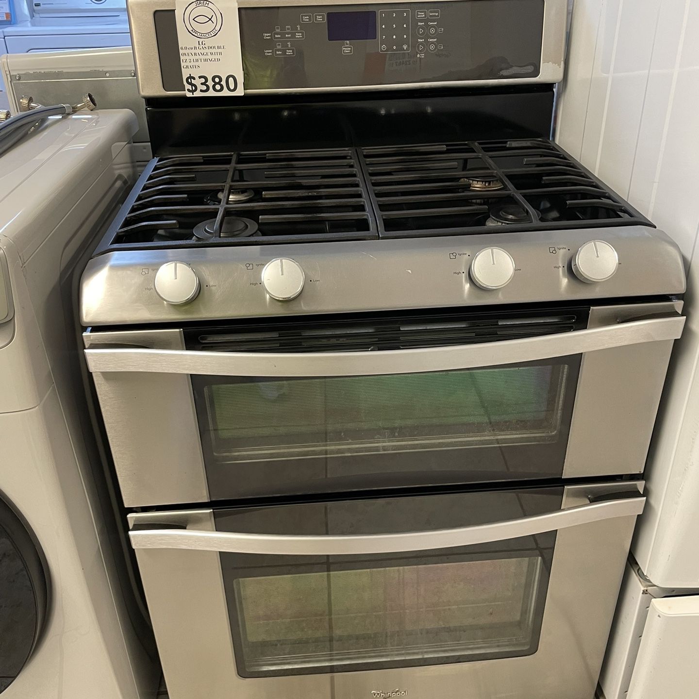 🕎 Whirlpool 30" Stainless Steel Gas Built In Double Oven Range🕎