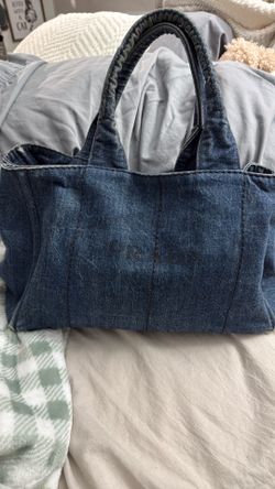 Authentic Prada denim bag