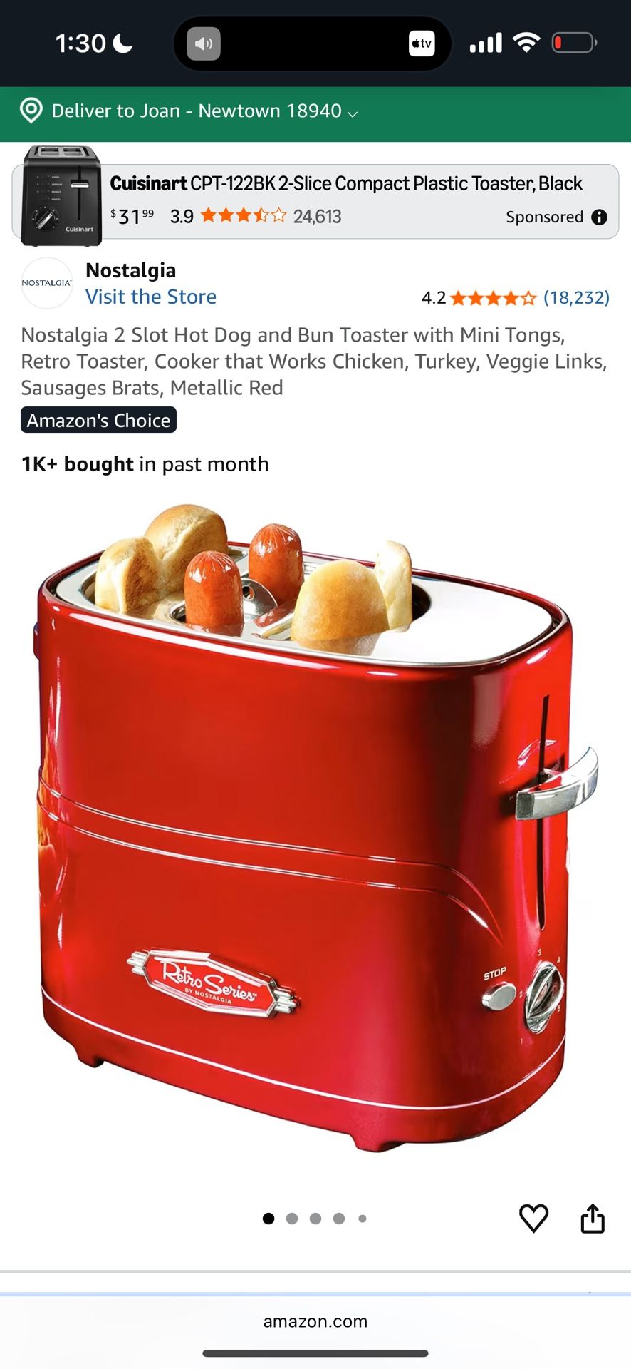 Hot Dog Toaster 