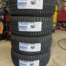 (4) - 235/50/18 Sailun Ice Blazer WSTX Snow Tires 