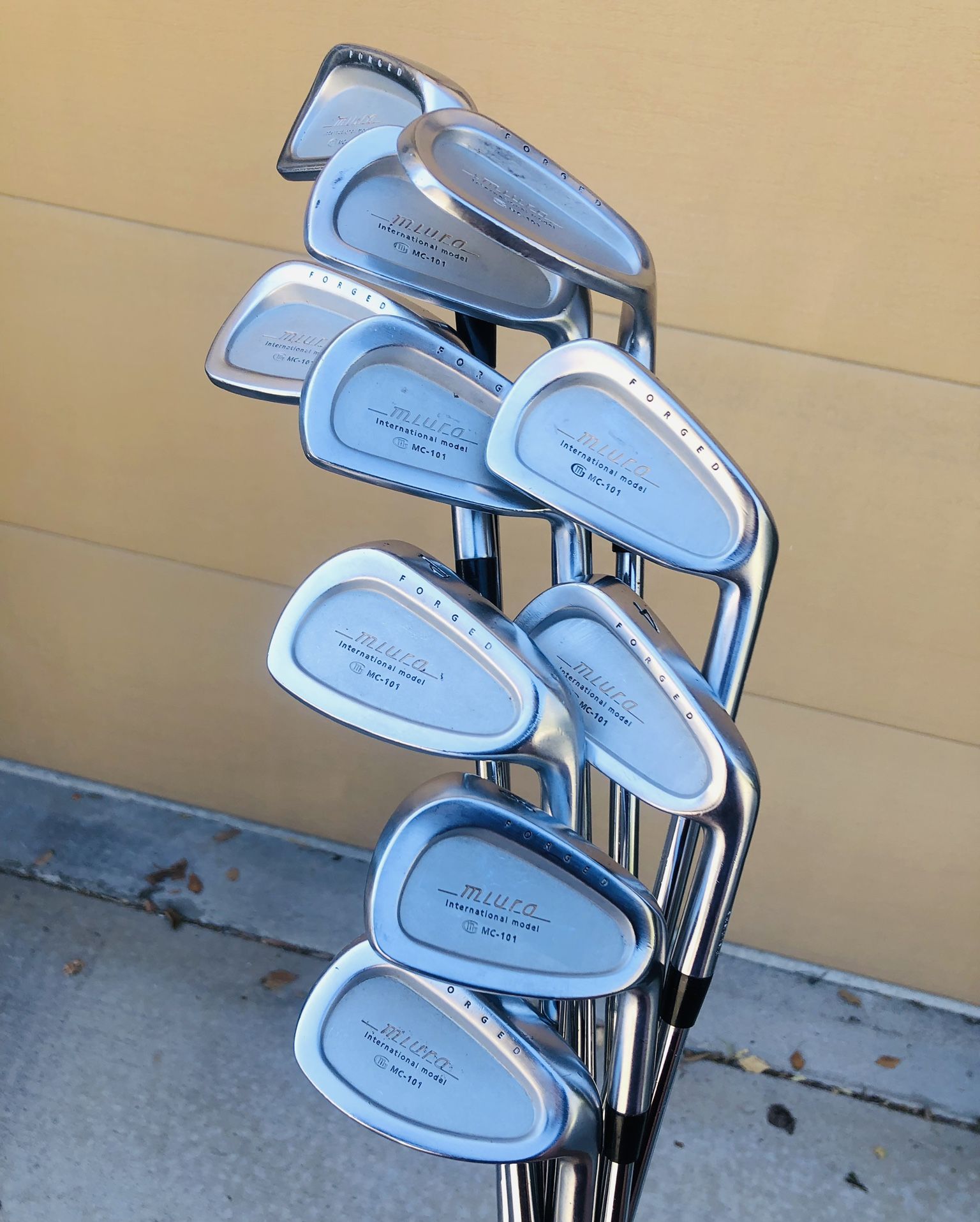 MIURA MC-101 FORGED IRONS SET 3-PW, AW, SW WITH STEEL SHAFTS