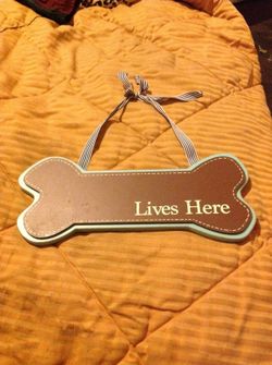 Hanging Wooden name bone