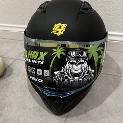 Helmet Black With Tinted Visor Color Visor Size M New Dot 