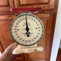 Antique weigh scale 