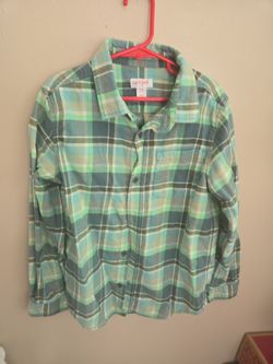 Green  long sleeve shirt