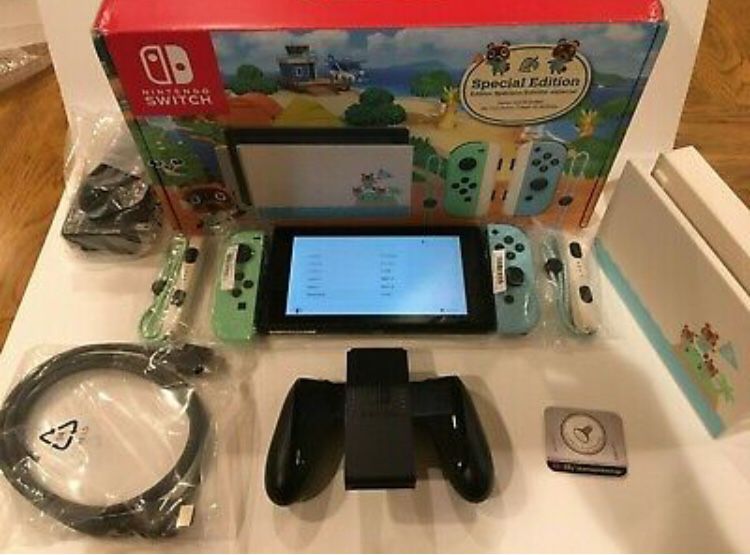 Animal Crossing New Horizons Nintendo Switch Special Edition w/ Box