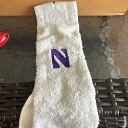 Northwestern NCAA towel BRAND NEW