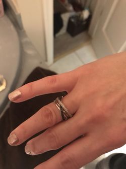 Black and white diamond sterling silver