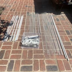 ClosetMaid Ventilated Wire Racks With Hardware, Mounts, Rods, Hooks