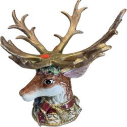 Fitz & Floyd decorative deer bowl holder
