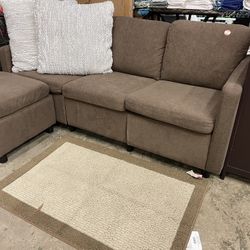 Sofa With Ottoman New 