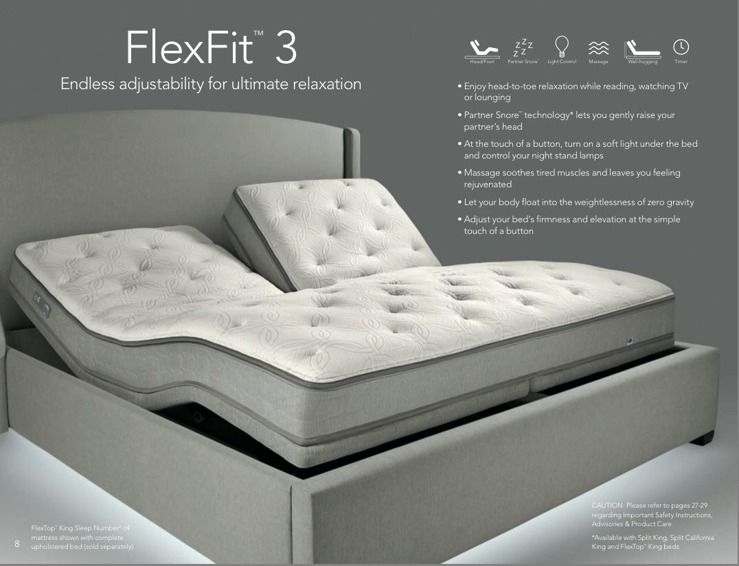 Sleep Number Flexfit 3 Legacy Adjustable Base (King)