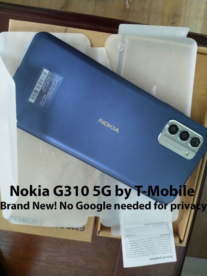 T Mobile Nokia G310 5G w NO Google Needed NEW