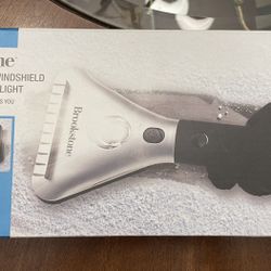 Brookstone Heated Electric Windshield Scraper With Led Light