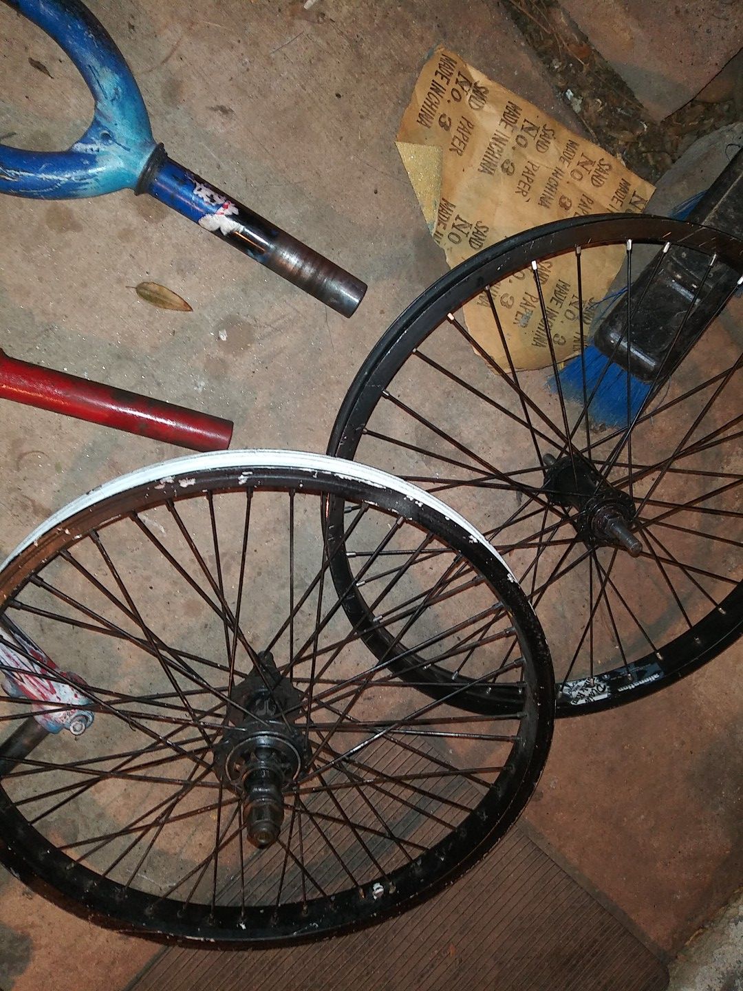 Bmx parts lot