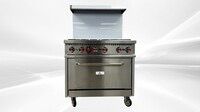 36 ins 6b NSF oven ranges with legs HFSO-36