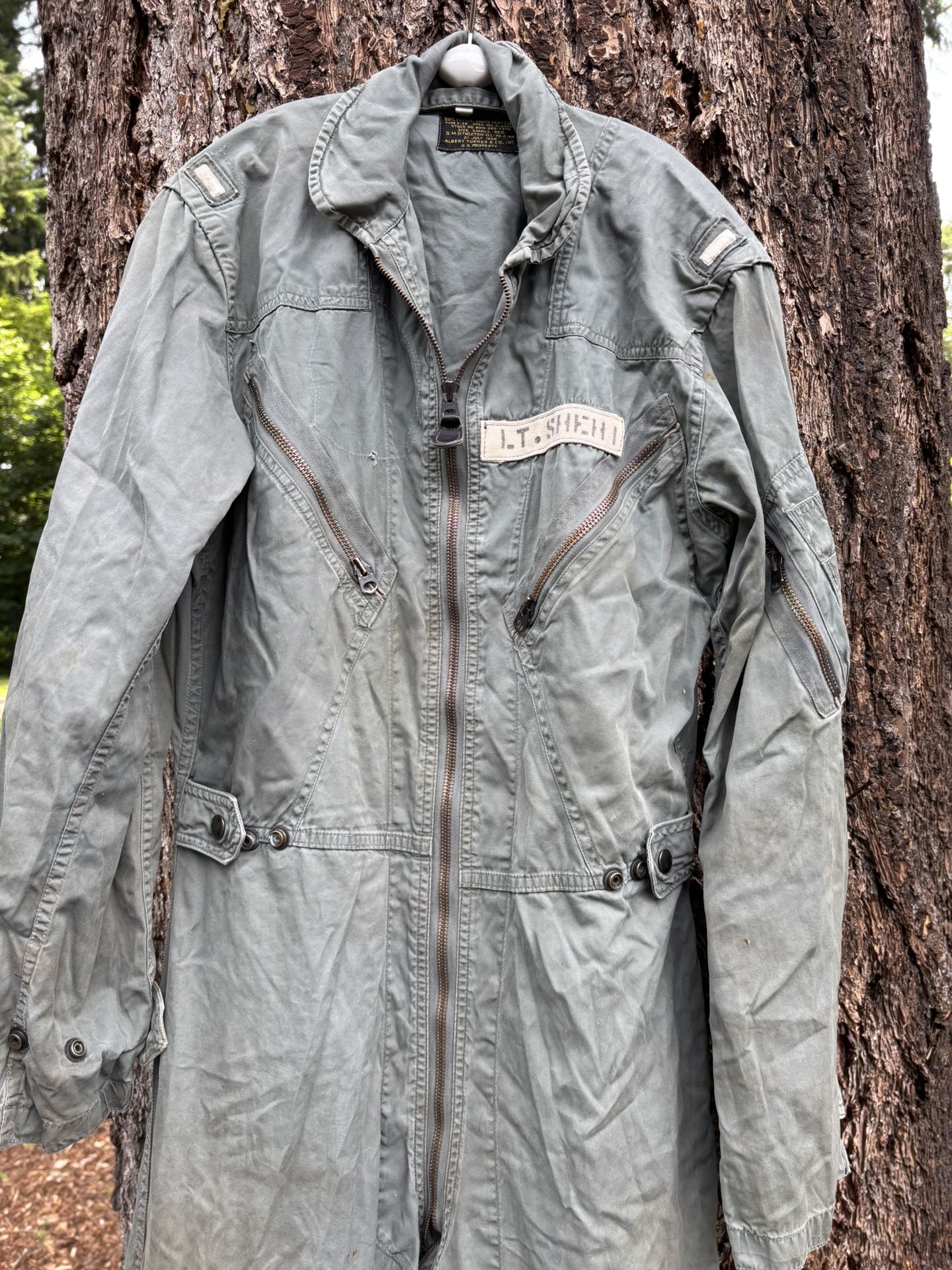 Vintage 50's USAF K-2B Very Light Flying Suit Coveralls Air Force