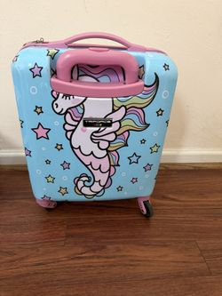 Cute Unicorn Kids Suitcase | Triforce Kids | Rolling Luggage