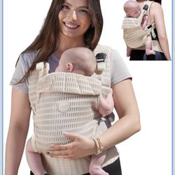 Beige Almond Baby Carrier Up To 44 Pounds