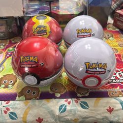 Pokemon Pokeball Tin 3 Packs