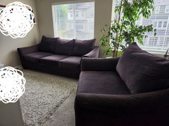 Couch and oversized chair set