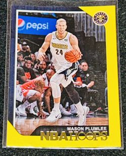 Mason Plumlee Yellow Parallel SP 2018-19 Hoops