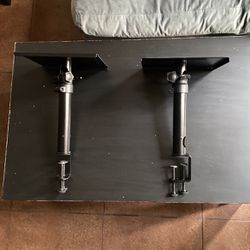 Speaker Risers Desk/table Clamping Adjustable 