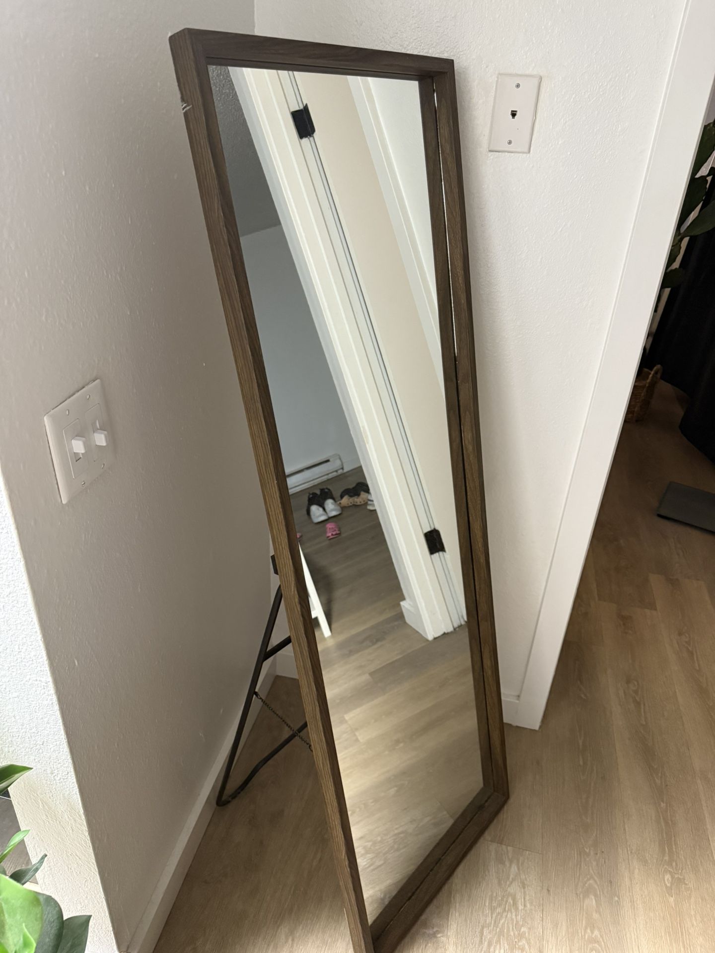 Floor Mirror Brown