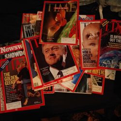 Assorted Vintage Time Magazines