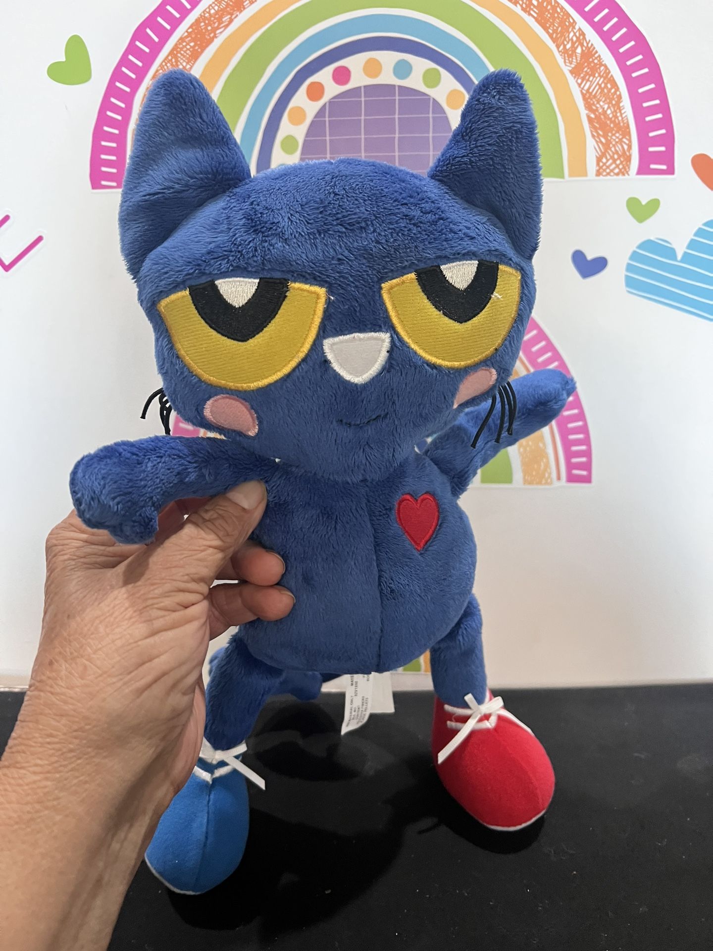 PETE JR THE CAT -  13 INCH LIKE NEW - Blue Cat