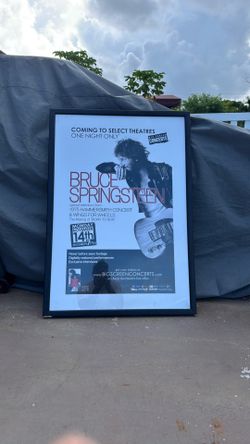 Bruce “The Boss” Springsteen  replica poster