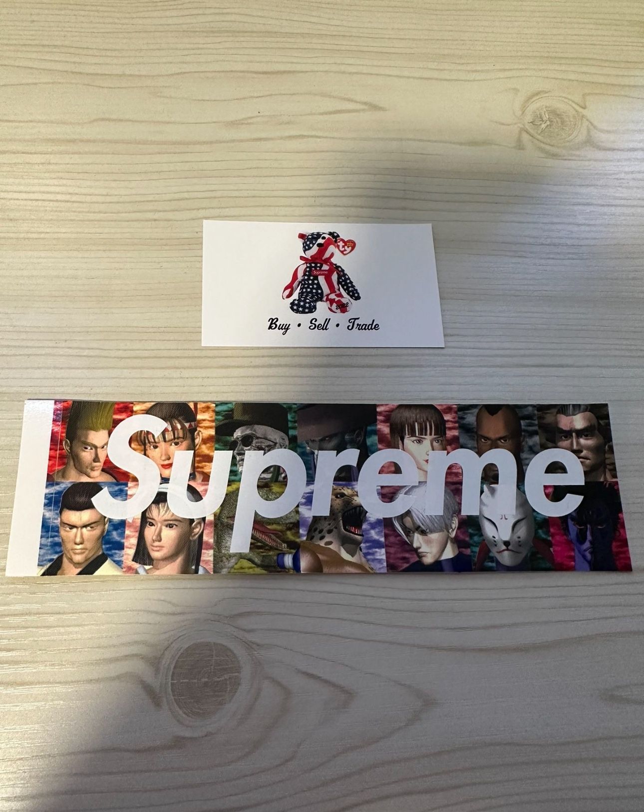 Supreme Yohji Yamamoto Tekken Box Logo Sticker