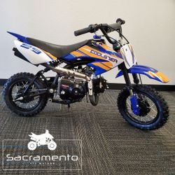 Brand New 70cc Dirt Bike For Sale In Sacramento! Affordable -  Beginner Friendly-Semi Automatic!  