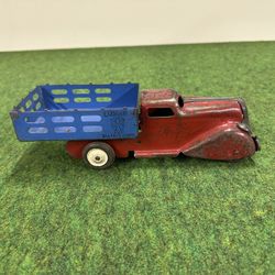 Vintage Original Louis Marx & Co. “Lumar” Pressed Steel Toy Stake Truck - “1930’s”