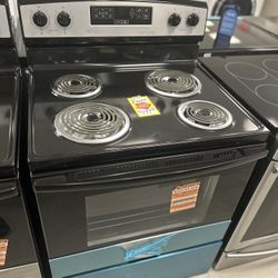 New Open box coil Stove Factory Warranty 