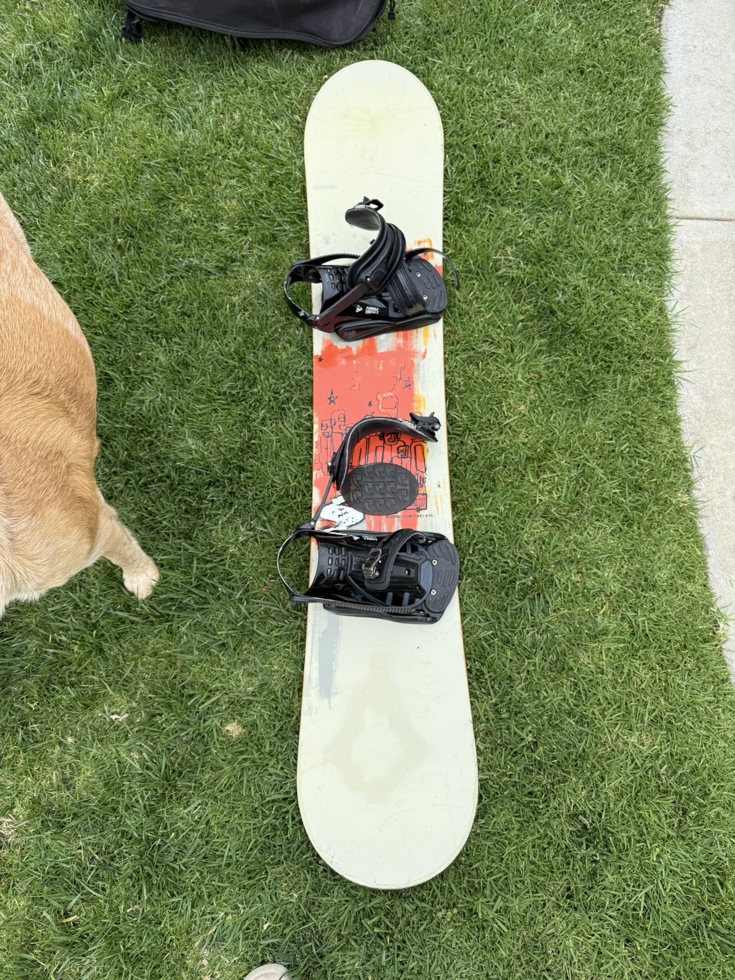 Salomon Snowboard and DaKine Bag