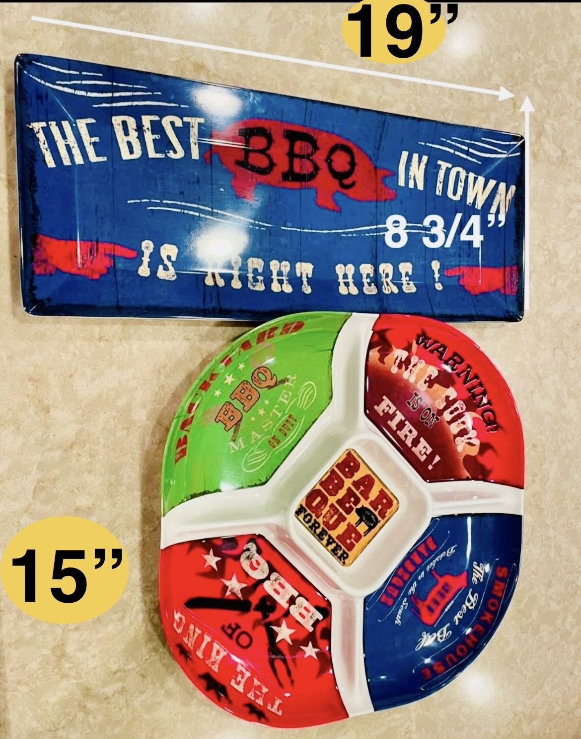 2-Large BBQ TRAYS