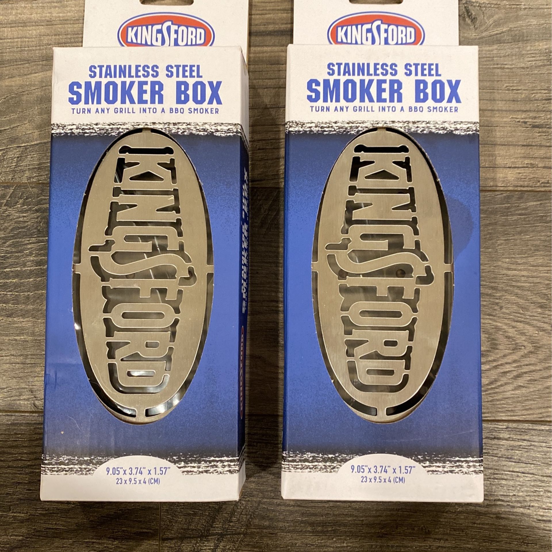 Stainless steel smoker box