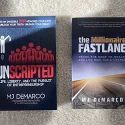 MJ DeMarco Book Bundle (The Millionaire Fastlane & Unscripted)
