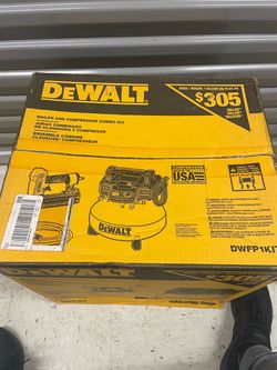 Dewalt nailer and compressor kit