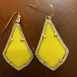 Kendra Scott Alex earrings Yellow