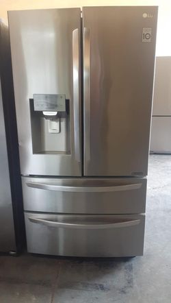 LG 4-Door Stainless Steel Fridge
